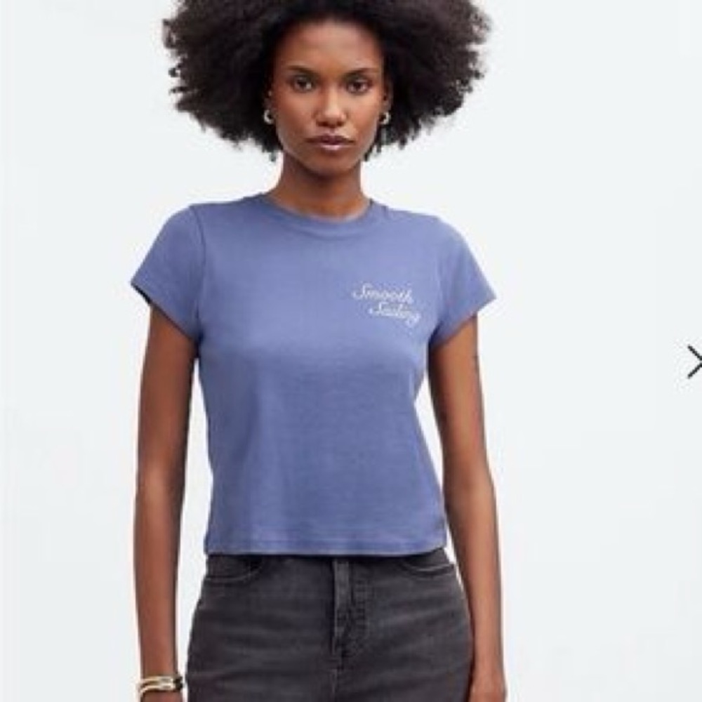 Madewell Smooth Sailing Blue Tee